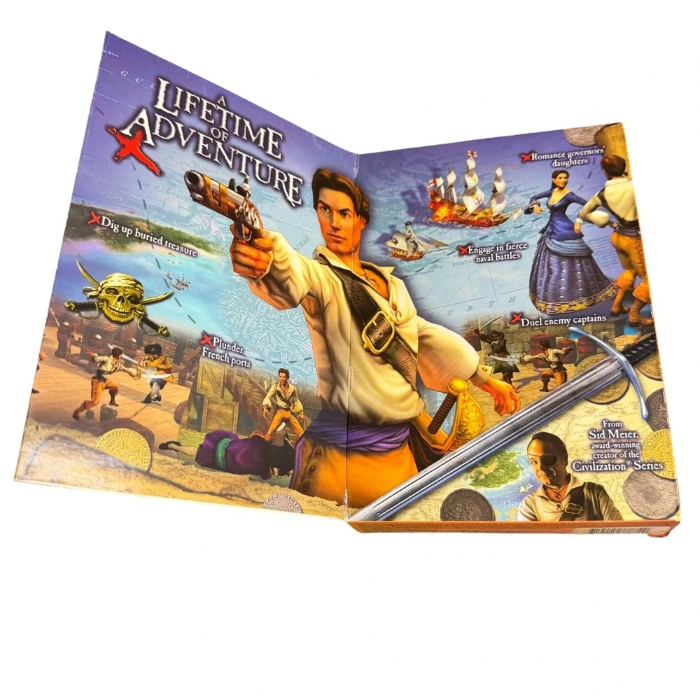 Sid Meiers Pirates Live the Life PC CD-ROM Big Box Firaxis 2K Games‎ 2004